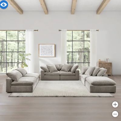 Sereen 6-piece Fabric Modular Sectional