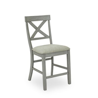 5PC Pub Table Set MDF Melamin Rubber Wood Gray Each