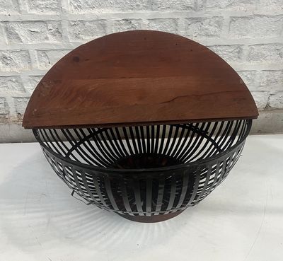IRON AND WDN COFFEE TABLE 34