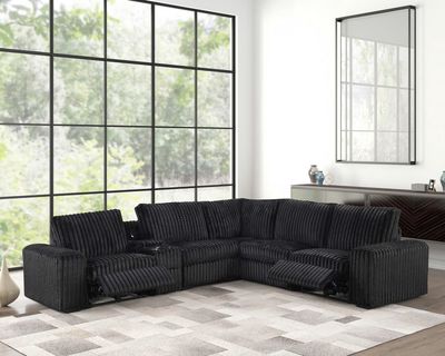 Fluffy Power Reclining Sectional