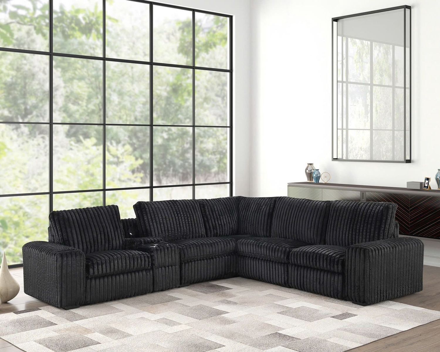 Fluffy Power Reclining Sectional