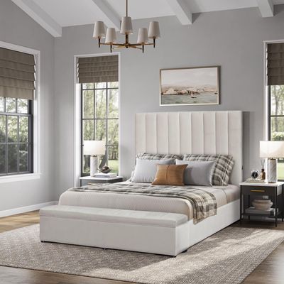 King Bed with USB Charger