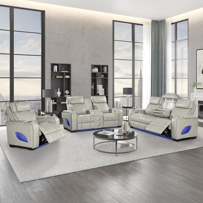 Loveseat Power Recliner with Power  Headrest