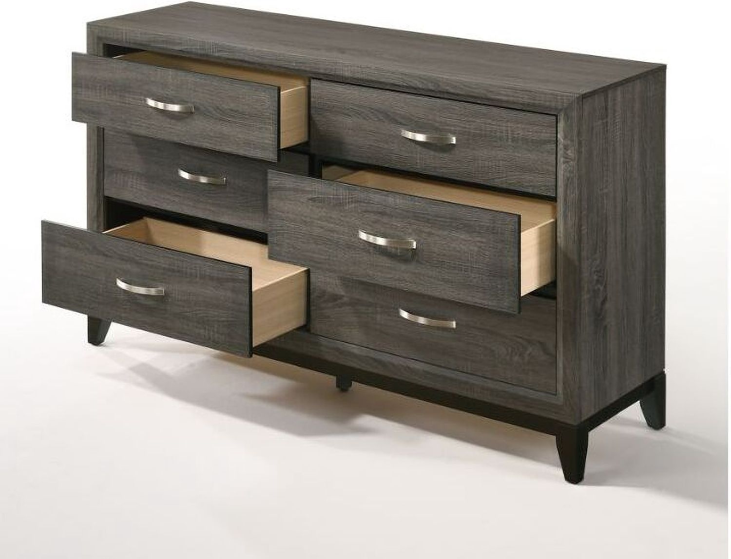 Valdemar Weathered Gray Dresser with Mirror
