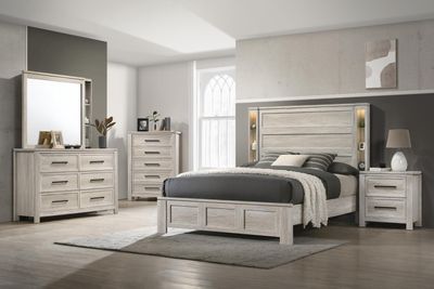 Mariana Nightstand White Wash