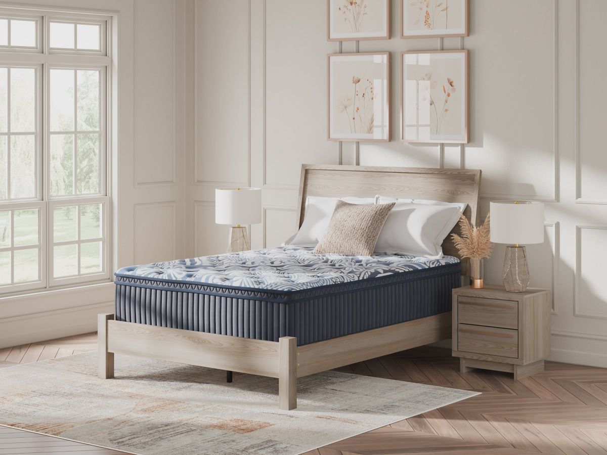 Ashley Sleep Align Plush Euro Top Hybrid with Latex Mattress, Size: Queen