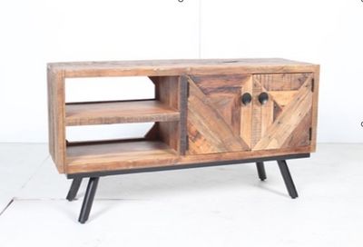 TV Cabinet Brown old Solid wood