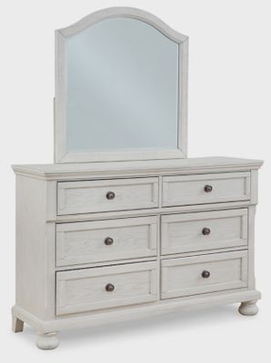 Robbinsdale Dresser and Mirror 6  drawers