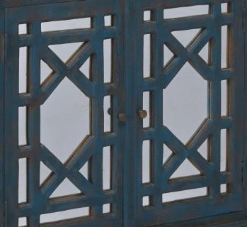Guru Turquoise 2-Door Cabinet
