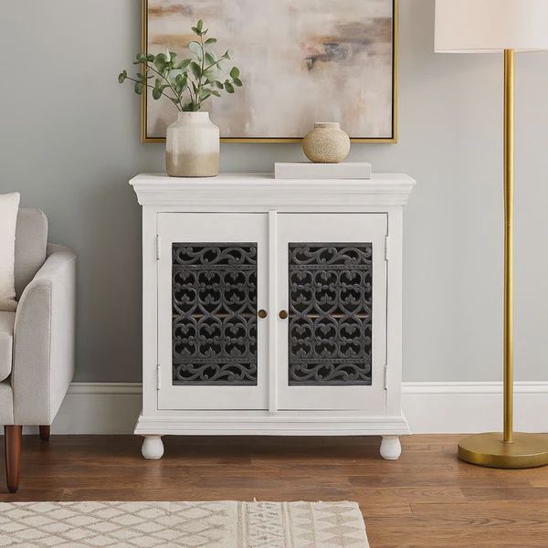 Guru Handcrafted 2-Door Jail-Style Server Cabinet