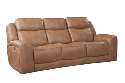 Corinthian  Carmel Manual Reclining Sofa with Dropdown Table