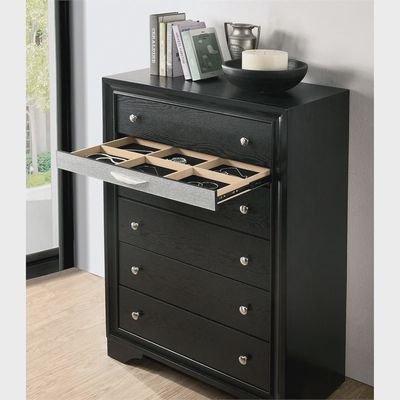 FOA Laren Black Wood Chest