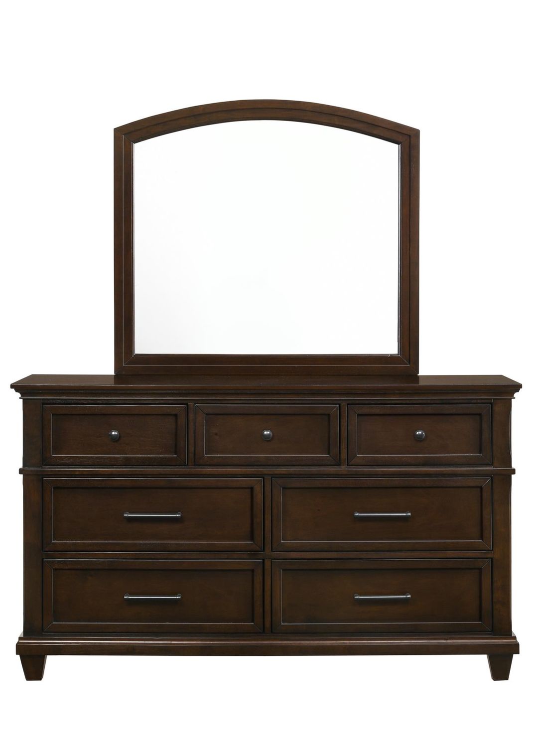 Bradford  7 Drawers Brown Dresser