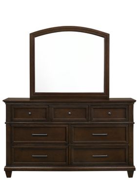 Bradford  7 Drawers Brown Dresser