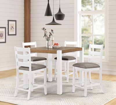 White Grey Pub Dinning Set