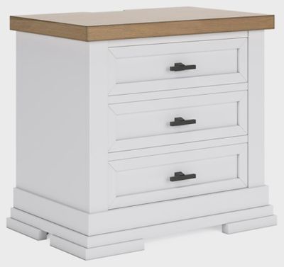 Ashbryn Three Drawer Night Stand