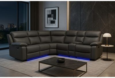 GLOBAL GREY SECTIONAL