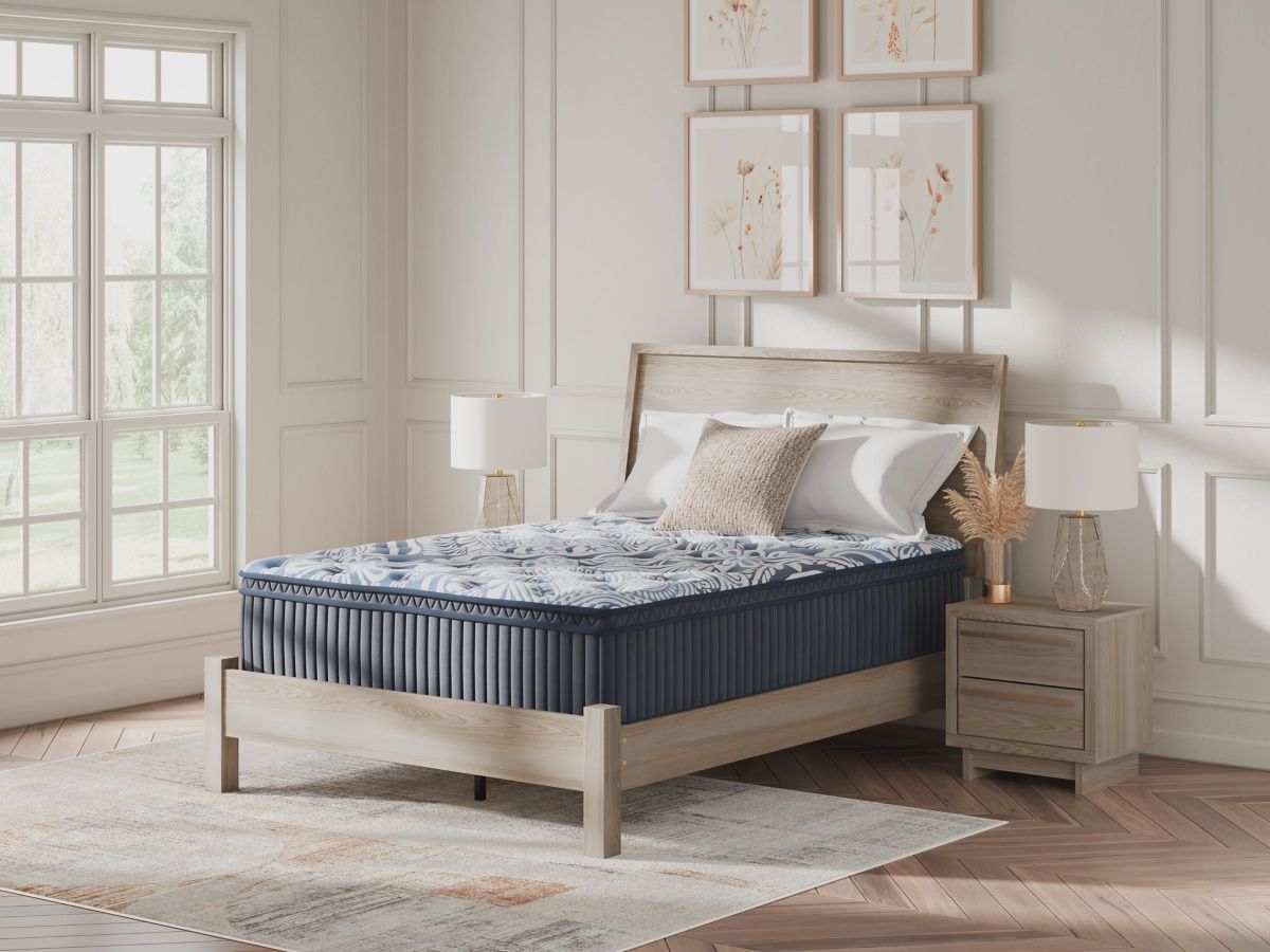 Ashley Sleep Align Plush Euro Top Hybrid with Latex Mattress, Size: Queen