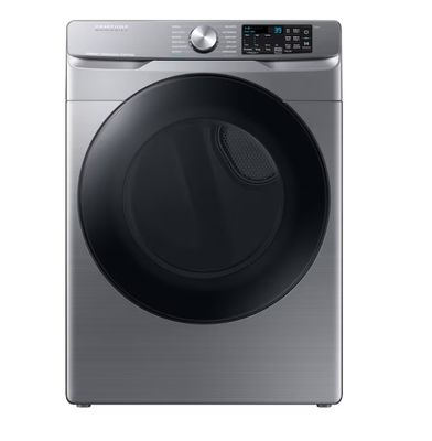 Samsung 7.5-cu ft Stackable Vented Electric Dryer with Steam Cycle ( Platinum )