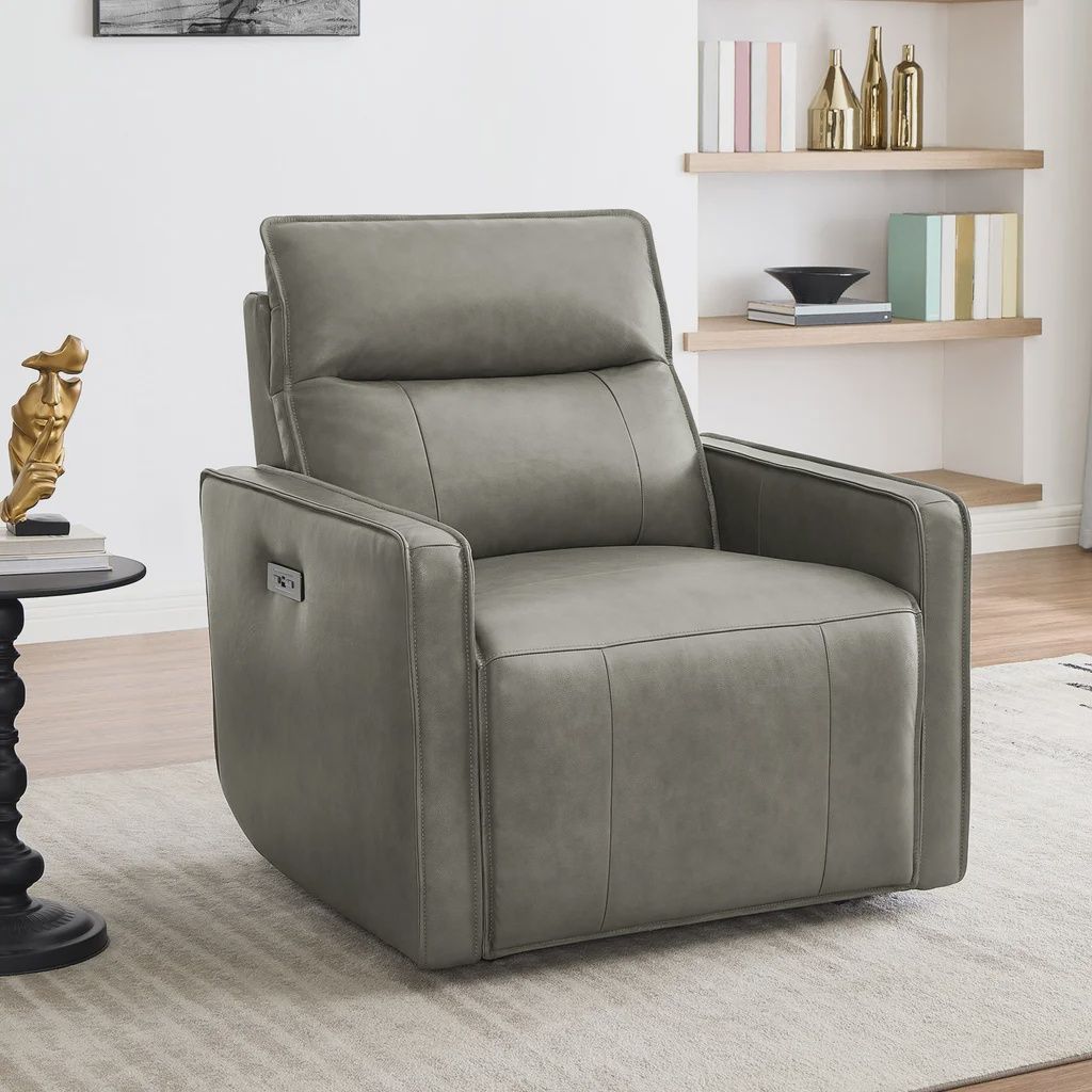 Henredon Keira Leather Zero Gravity Recliner