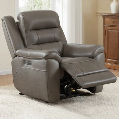 Mason Leather Power Recliner with Power Headrest