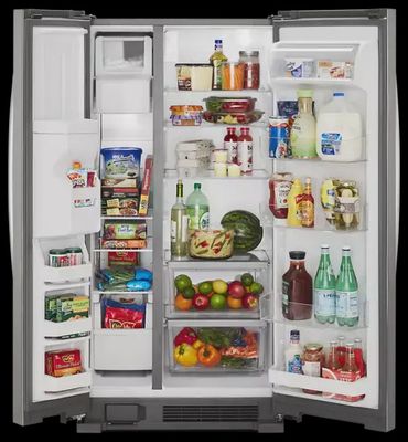 36-inch Wide Side-by-Side Refrigerator - 24 cu. ft