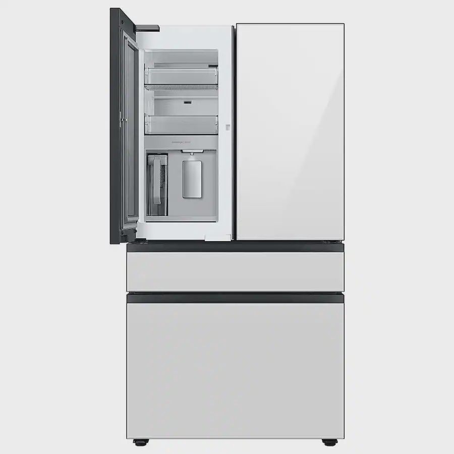 Samsung - BESPOKE 29 cu. ft. 4-Door French Door Smart Refrigerator with Beverage Center