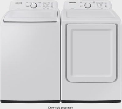 Samsung 4.1 cu. ft. Capacity Top Load Washer with Soft-Close Lid and 7.2 cu. ft. ELECTRIC Dryer with Sensor Dry