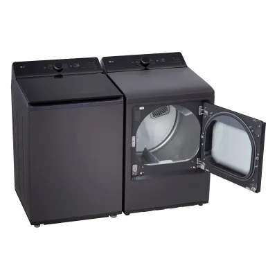 LG 5.5 cu. ft. Top Load Washer with EasyUnload and 7.3 cu. ft. Rear Control ELECTRIC Dryer with EasyLoad