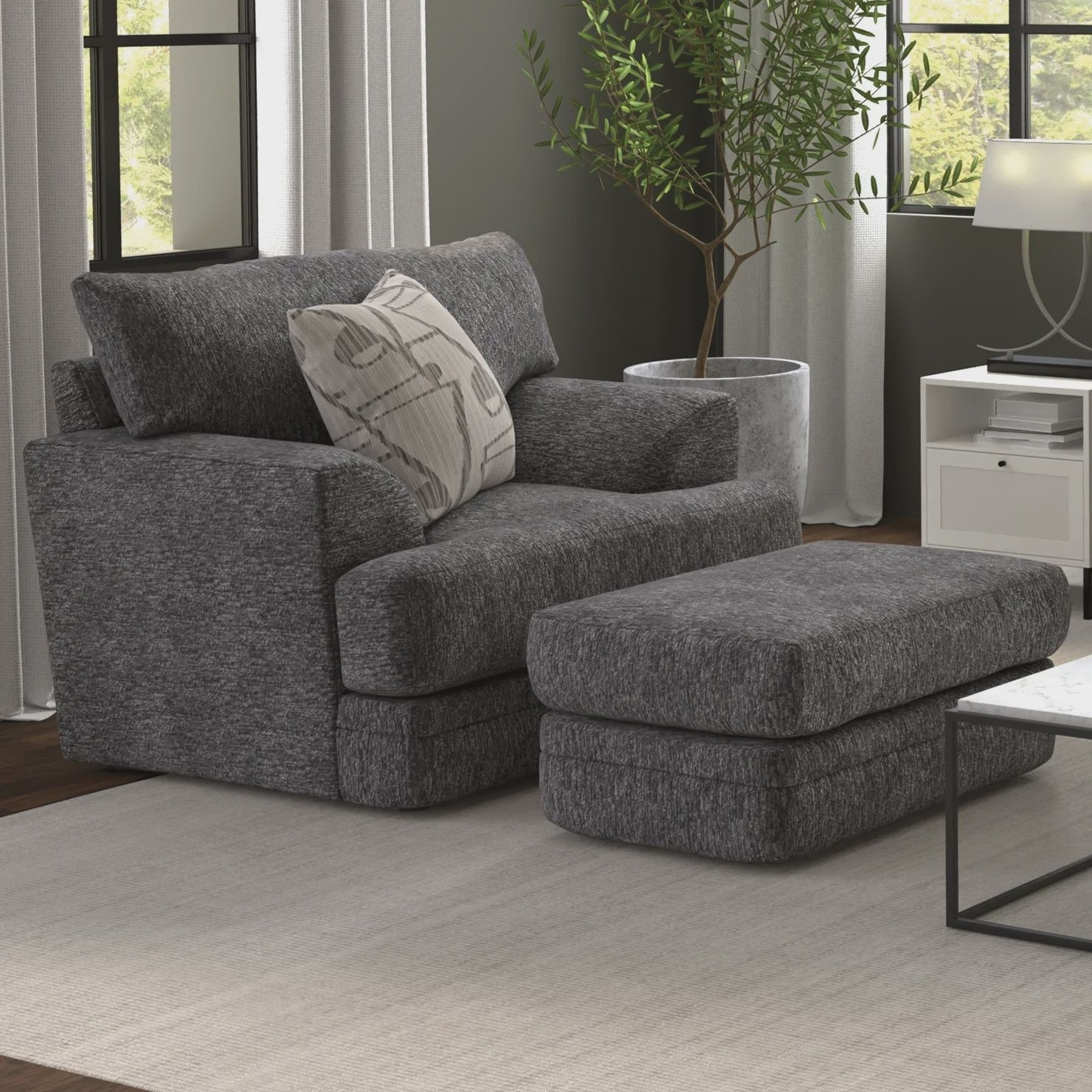 Tyson Collection Chair with Accent Pillows