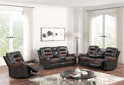 Ohio Brown Manual Rocker Recliner