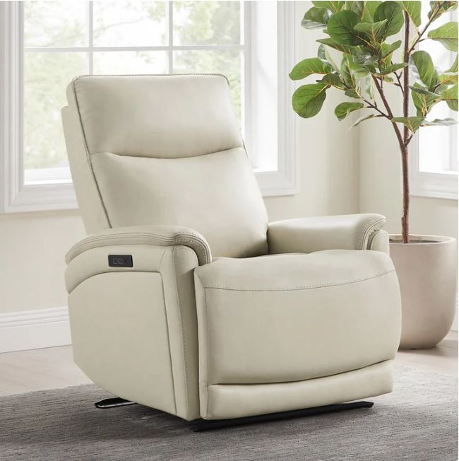 Sanders Leather Power Recliner with Power Headrest