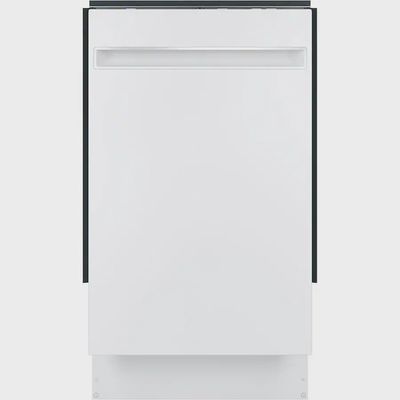 GE Profile 18 in. Top Control ADA Dishwasher in White with Stainless Steel Tub a