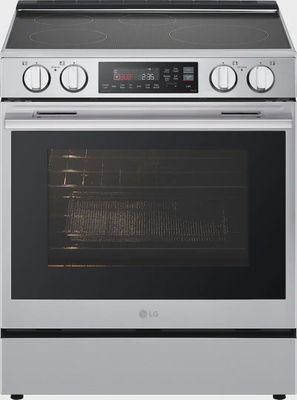 LG 30 in. 6.3 cu. ft. Smart 4-Element Induction Slide-In Range Stainless Steel