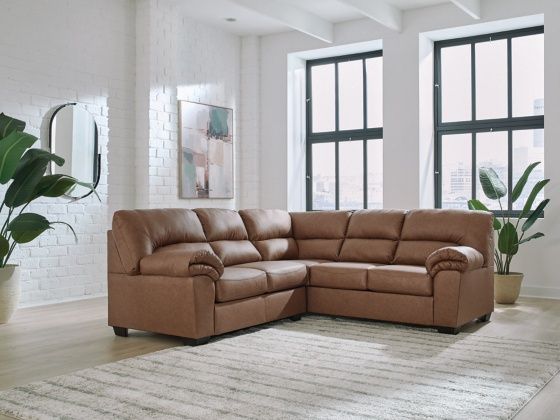 Willow Bend 2-Piece Sectional, Colour: Caramel