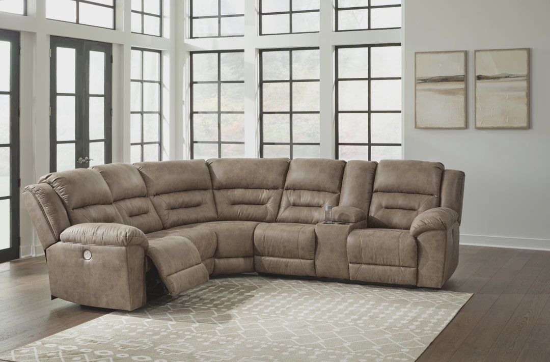 Ravenel Power Reclining Sectional, Orientation: Left Arm Facing, Size: 3-Piece