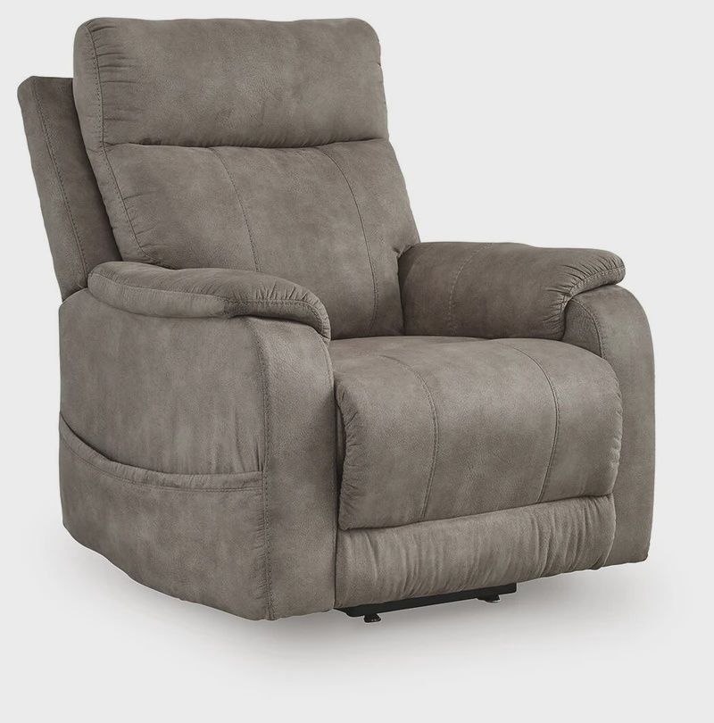 Crestmeade Power Lift Recliner, Color: Fossil