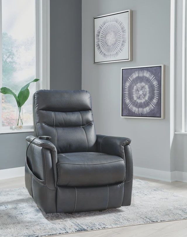 Strawbill Power Lift Recliner, Colour: Shadow