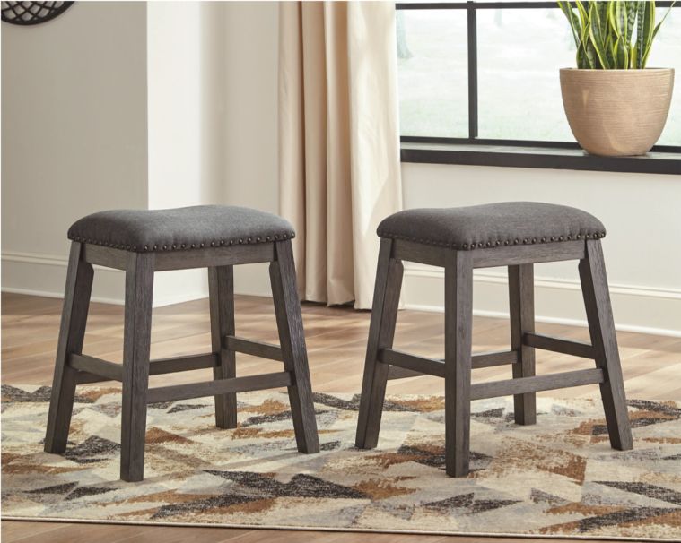 Caitbrook Counter Height Backless Bar Stool (Set of 2)