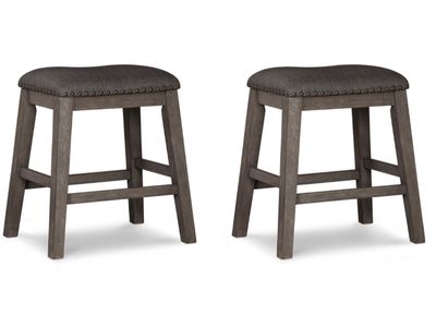 Caitbrook Counter Height Backless Bar Stool (Set of 2)