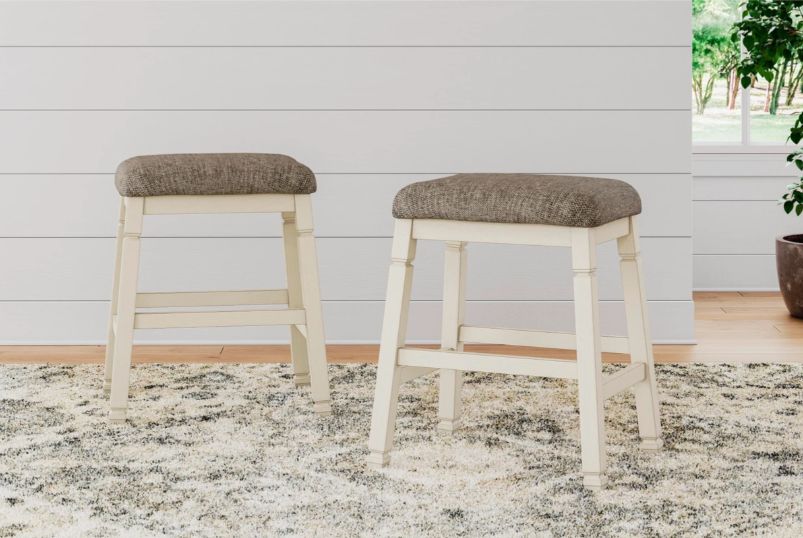 Bolanburg Counter Height Backless Upholstered Bar Stool (Set of 2)