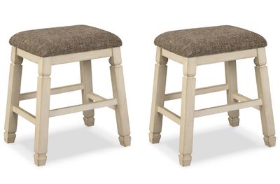 Bolanburg Counter Height Backless Upholstered Bar Stool (Set of 2)