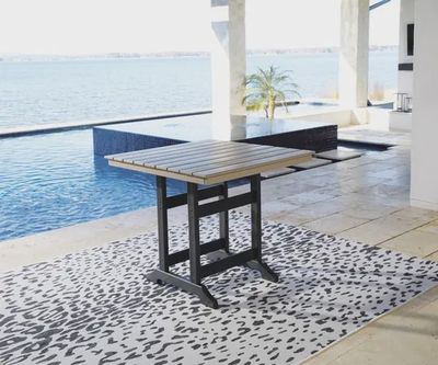 Fairen Trail Square Counter TBL w/UMB OPT
