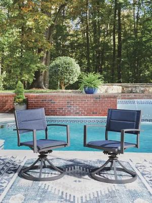 Rocky Creek Sling Swivel Chair (2/CN)