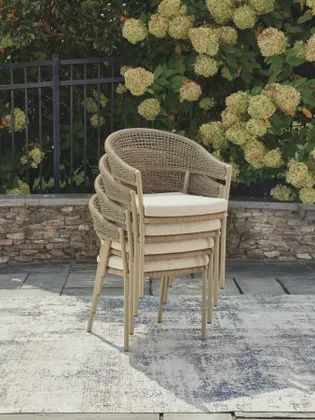 Orchard Beach Arm Chair With Cushion (4/CN)