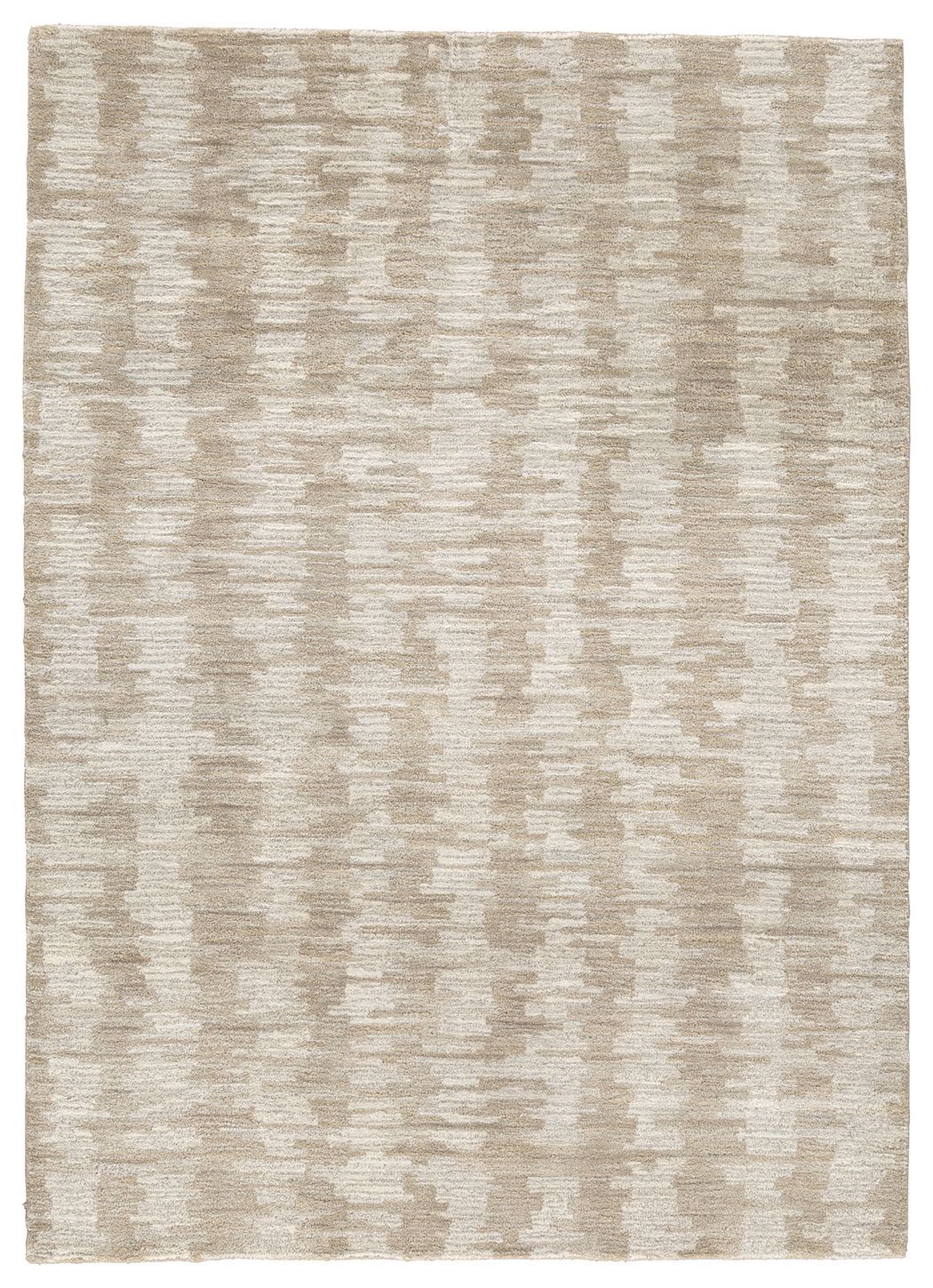 Abanlane - 5' x 7' Rug - Brown / Cream - Light Brown / 5' x 7'