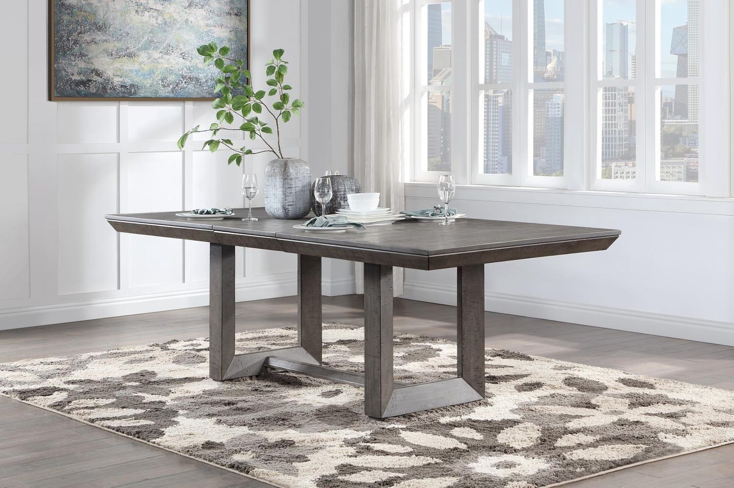 D111 - Dining Table - Gray