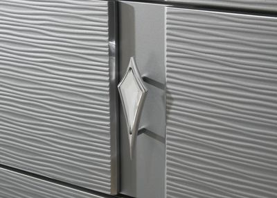 B024 - Nightstand - Olive Shimmer Silver