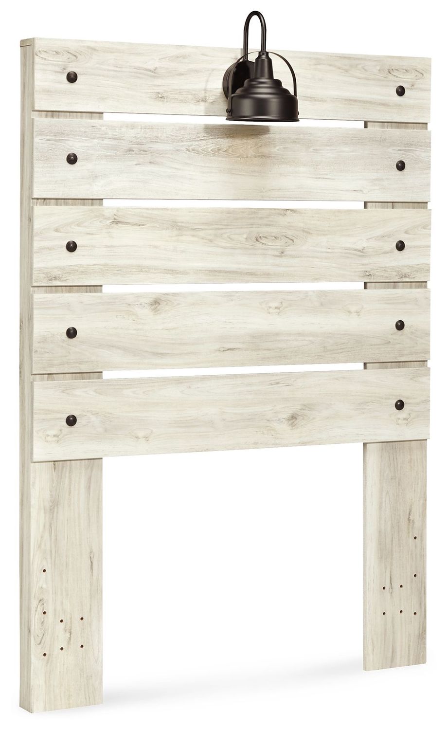 Cambeck - Twin Panel Headboard - Whitewash - Beige / Twin
