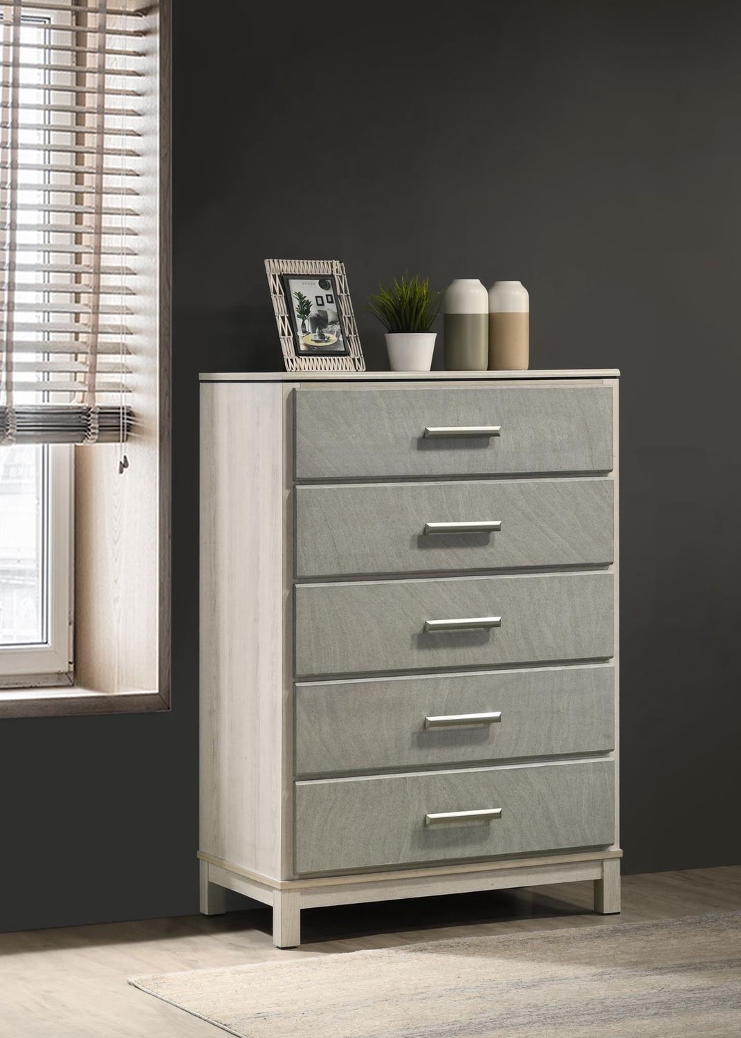 B261 - Chest - Light Beige / Dove Gray